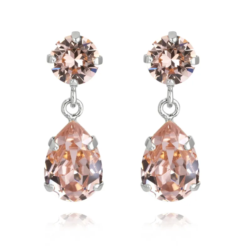 Örhängen Mini Drop Vintage Rose (Rhodium)>Caroline Svedbom Hot
