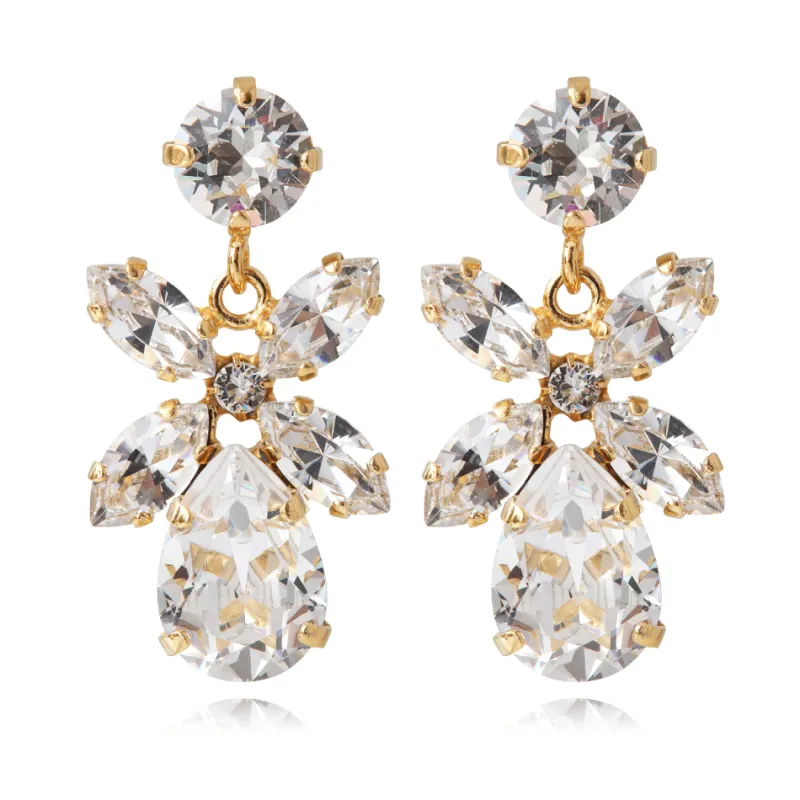 Örhängen Mini Dione Crystal (Guld)>Caroline Svedbom Outlet