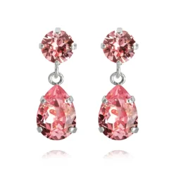 Örhängen Mini Drop Light Rose (Rhodium)>Caroline Svedbom Sale
