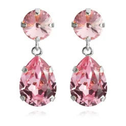 Örhängen Mini Drop Light Rose (Rhodium)>Caroline Svedbom Sale