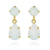 Örhängen Mini Drop White Opal (Guld)>Caroline Svedbom
