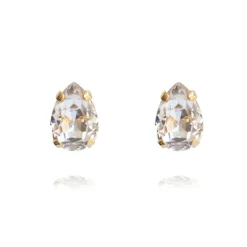 Örhängen Petite Drop Stud Crystal (Guld)>Caroline Svedbom Sale