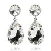 Örhängen Perfect Drop Crystal (Rhodium)>Caroline Svedbom Clearance