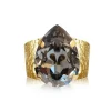 Ring Classic Drop Black Diamond (Guld)>Caroline Svedbom Clearance