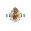 Ring Mini Drop Golden Shadow (Rhodium)>Caroline Svedbom Sale
