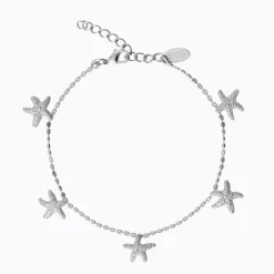 Sea Star Ankel Chain (Rhodium)>Caroline Svedbom New