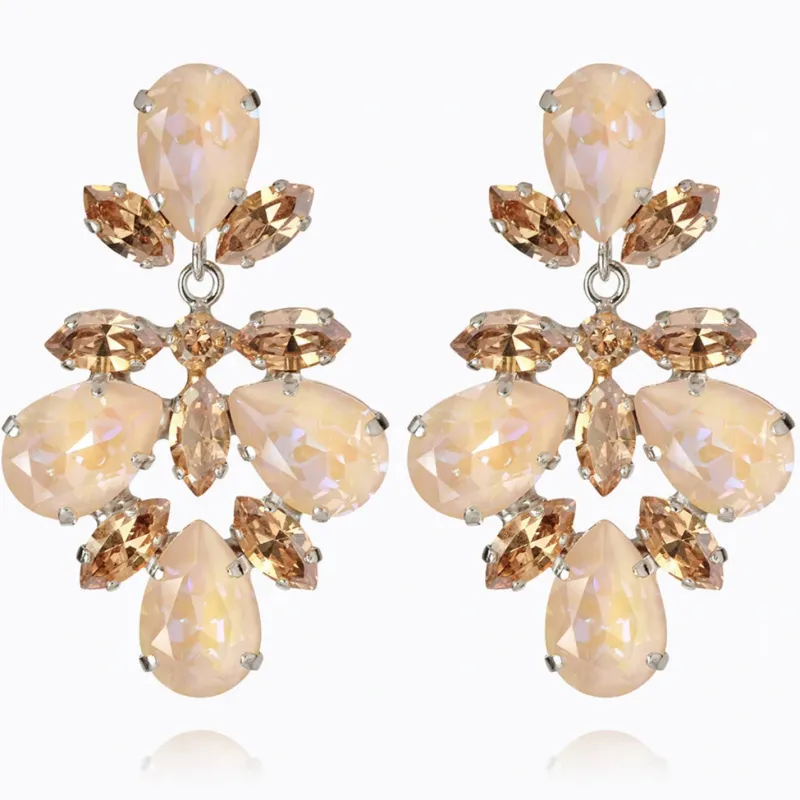 Selene Örhängen/ Ivory Cream Delite (Rhodium)>Caroline Svedbom Sale