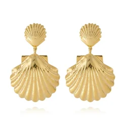 Shell Mermaid Örhängen Guld>Caroline Svedbom Sale