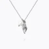 Shell Pearl Halsband / (Rhodium)>Caroline Svedbom Best