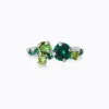 Stardust Ring / Green Combo (Rhodium)>Caroline Svedbom Online
