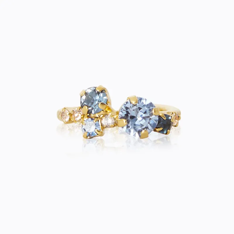 Caroline Svedbom Stardust Ring / Blue Combo (Guld)>Caroline Svedbom Ringar Outlet