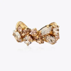 Stella Ring / Silk Combo (Guld)>Caroline Svedbom Clearance
