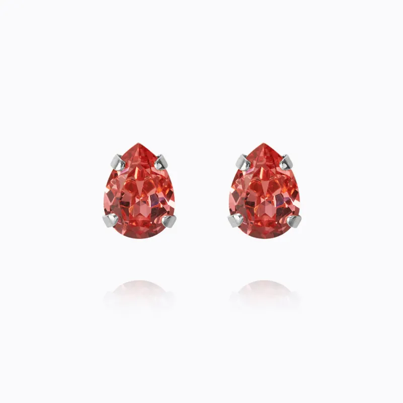 Superpetite Drop Örhängen / Rose Peach (Rhodium)>Caroline Svedbom Best