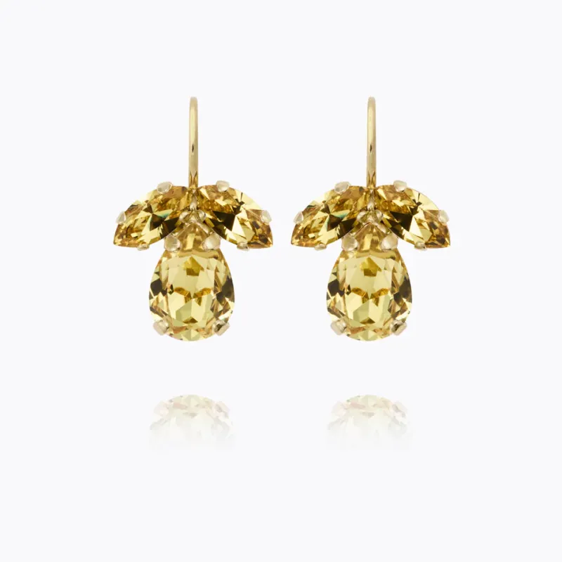 Timo Örhängen, ReCreated™ Dark Jonquil – Guld>Caroline Svedbom Clearance