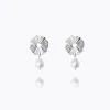 Vassia Örhängen / Pearl (Rhodium)>Caroline Svedbom Outlet