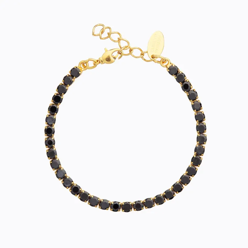Caroline Svedbom Zara Armband / Jet (Guld)>Caroline Svedbom Armband Outlet