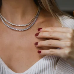 Zara Halsband / Crystal (Rhodium)>Caroline Svedbom Outlet