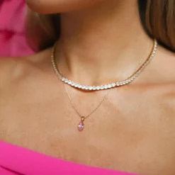 Caroline Svedbom Zara Halsband / Crystal (Guld)>Caroline Svedbom Halsband Outlet