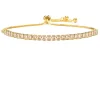 Guldarmband med CZ Justerbar 2 mm>Celine Estelle Clearance
