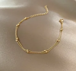 Guldarmband med 18K förgyllning – 16+4 cm>Celine Estelle