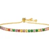 Guldarmband med 18K förgyllning 3 mm CZ Reglerbart>Celine Estelle Hot