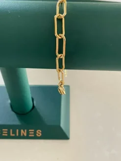 Guldarmband med 18K förgyllning Glansig>Celine Estelle New