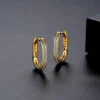 Ovala Guldörhängen med cubic zirconia stenar>Celine Estelle Outlet
