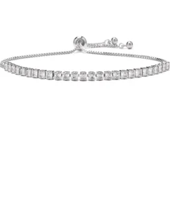 Silverarmband med CZ Justerbar 4 mm>Celine Estelle New