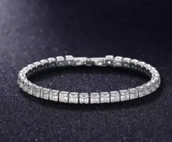 Celine Estelle Silverarmband med Vitguld och CZ>KAMPANJ Hot