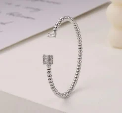 Silverarmband med cubic zirconia – Reglerbar>Celine Estelle Clearance