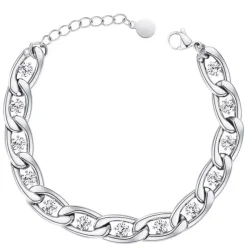 Silverarmband med CZ 16+3 cm>Celine Estelle Best