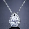 Celine Estelle Silverhalsband med Vitguld och CZ 40+5 cm>KAMPANJ Best