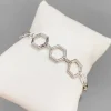 Stilfullt Silverarmband med CZ – Reglerbart>Celine Estelle Best