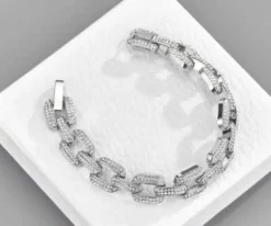 Stilfullt Silverarmband med CZ>Celine Estelle Online