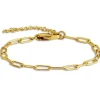 Tunt Guldarmband med 18K förgyllning 16+4 cm>Celine Estelle Online