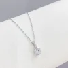 Tunt Silverhalsband med CZ 42+5 cm>Celine Estelle Outlet