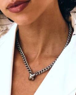 Alexa Halsband L – Stål><noscript><img width=
