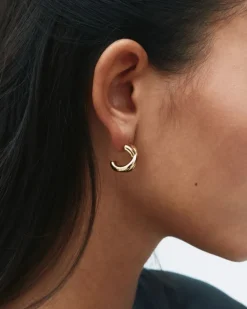 Alexa Hoops L – Guld><noscript><img width=