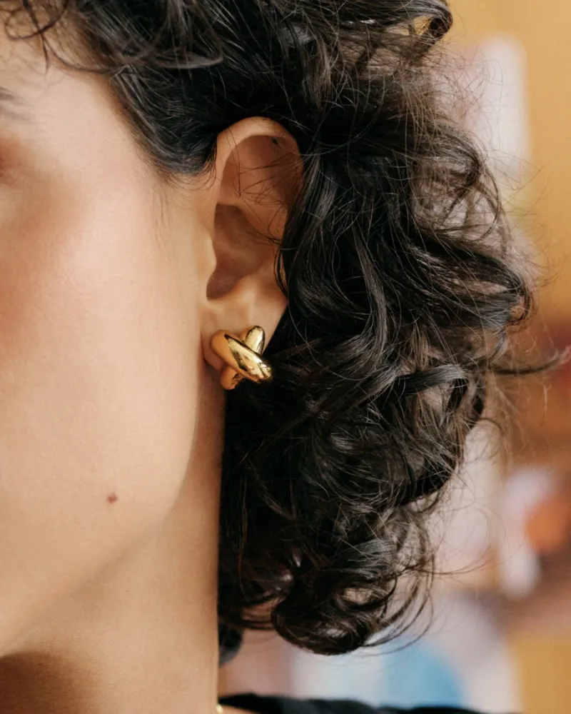 Alexa Studs L – Guld>Edblad Outlet