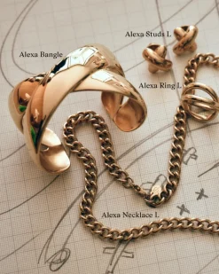 Alexa Studs L – Guld><noscript><img width=