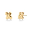 Alexa Studs S – Guld>Edblad Sale