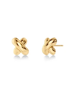 Alexa Studs S – Guld>Edblad Sale