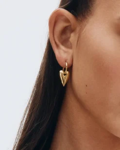 Amore Hoops L -Guld><noscript><img width=