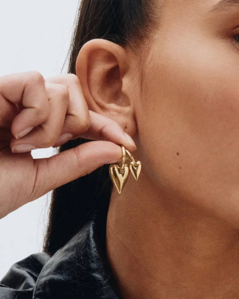 Amore Hoops S – Guld>Edblad Hot