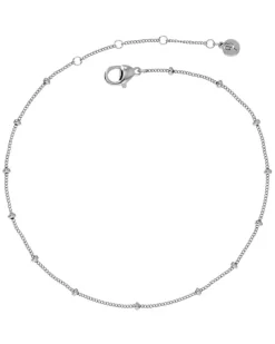 Beaded Kedje Fotlänk Stål>Edblad Online