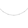 Beaded Kedje Halsband Stål>Edblad Online