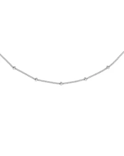 Beaded Kedje Halsband Stål>Edblad Online