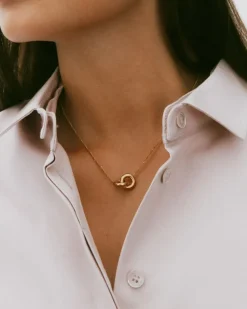 Chunky Eternal Halsband Guld><noscript><img width=