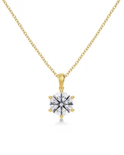 Crown Halsband L Guld>Edblad New