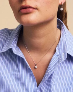Crown Halsband L Stål><noscript><img width=